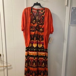 Multiples long dress, size L 2pcs or wear alone.